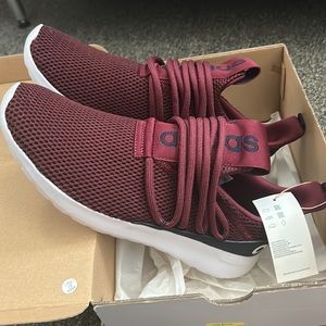 Adidas Men's Lite Racer Adapt 3.0 Wide pull on Running Shoe Shadow Red size 8